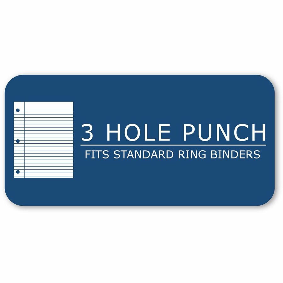 Gummed Pad, Medium/College Rule, 50 White 8.5 x 11 Sheets, 36/Carton, Ships in 4-6 Business Days