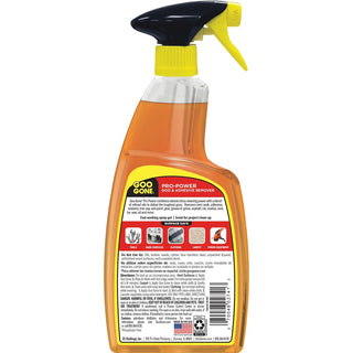 Goo Gone Spray Gel - 24 fl oz - For Tar, Glue, Caulk, Sealant, Tree Sap, Wet Paint, Asphalt, Ink, Marker Soot, Grease, Oil - Orange - Citrus Extract 4 / Carton