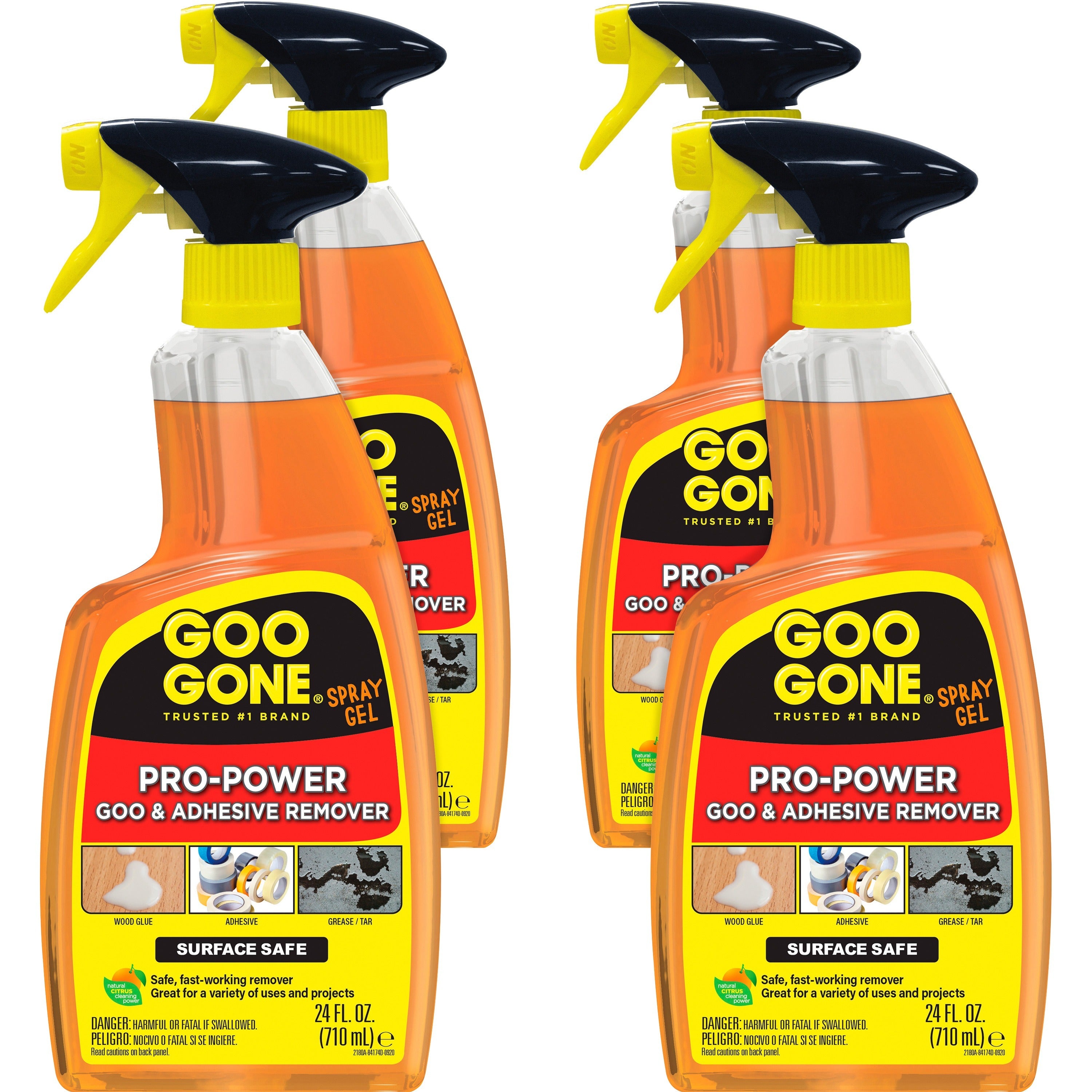 goo-gone-spray-gel-24-fl-oz-for-tar-glue-caulk-sealant-tree-sap-wet-paint-asphalt-ink-marker-soot-grease-oil-orange-citrus-extract-4-carton_wmn2180act - 1