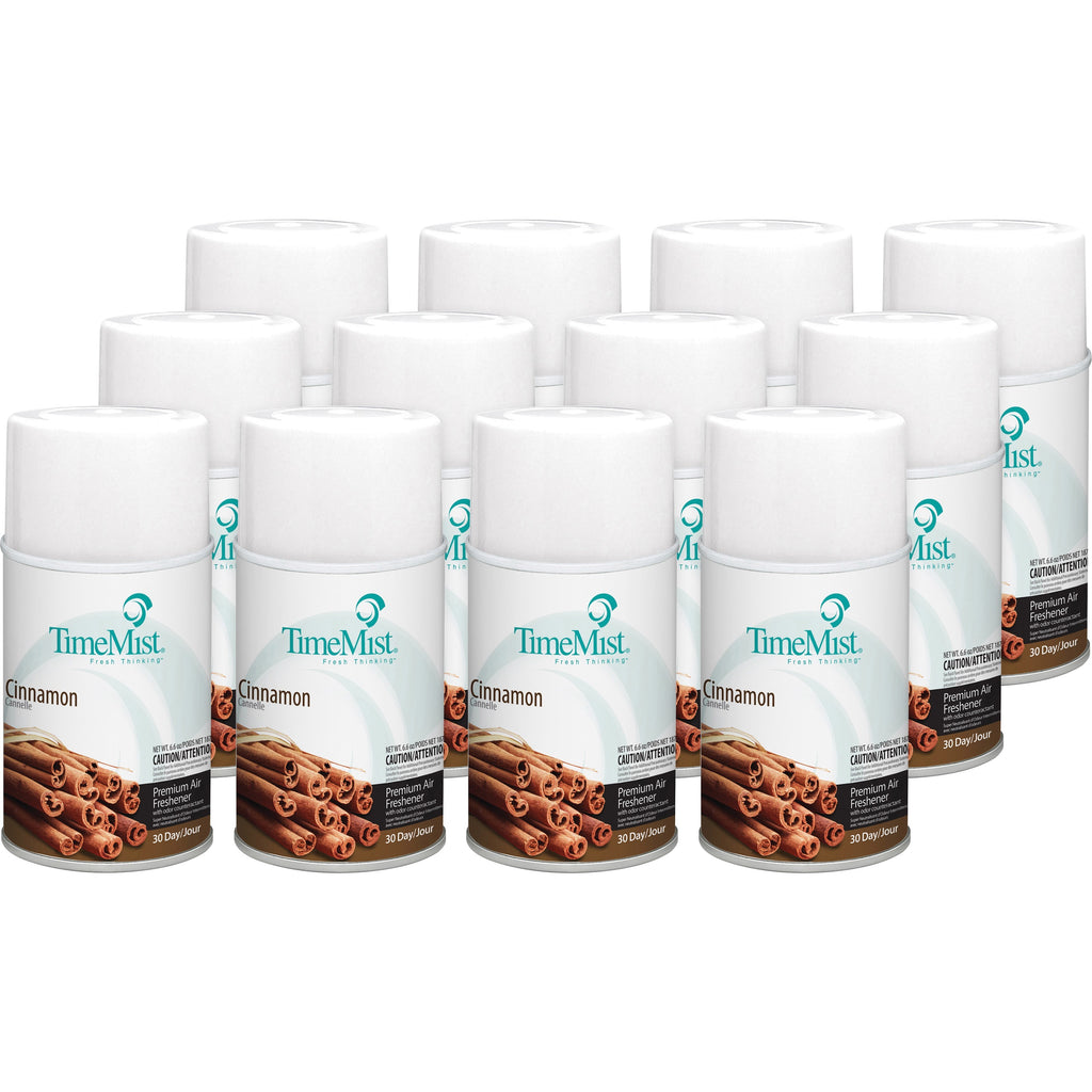 timemist-cinnamon-premium-air-freshener-spray-aerosol-53-fl-oz-02-quart-cinnamon-30-day-12-carton-long-lasting-odor-neutralizer_tms1042746ct - 1