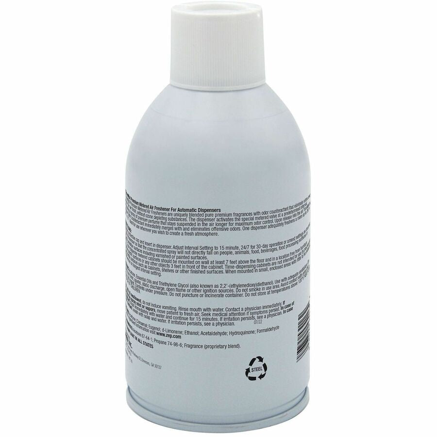 TimeMist Cinnamon Premium Air Freshener Spray - Aerosol - 5.3 fl oz (0.2 quart) - Cinnamon - 30 Day - 12 / Carton - Long Lasting, Odor Neutralizer
