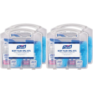 PURELL Body Fluid Spill Kit - White, Clear - 8 / Carton