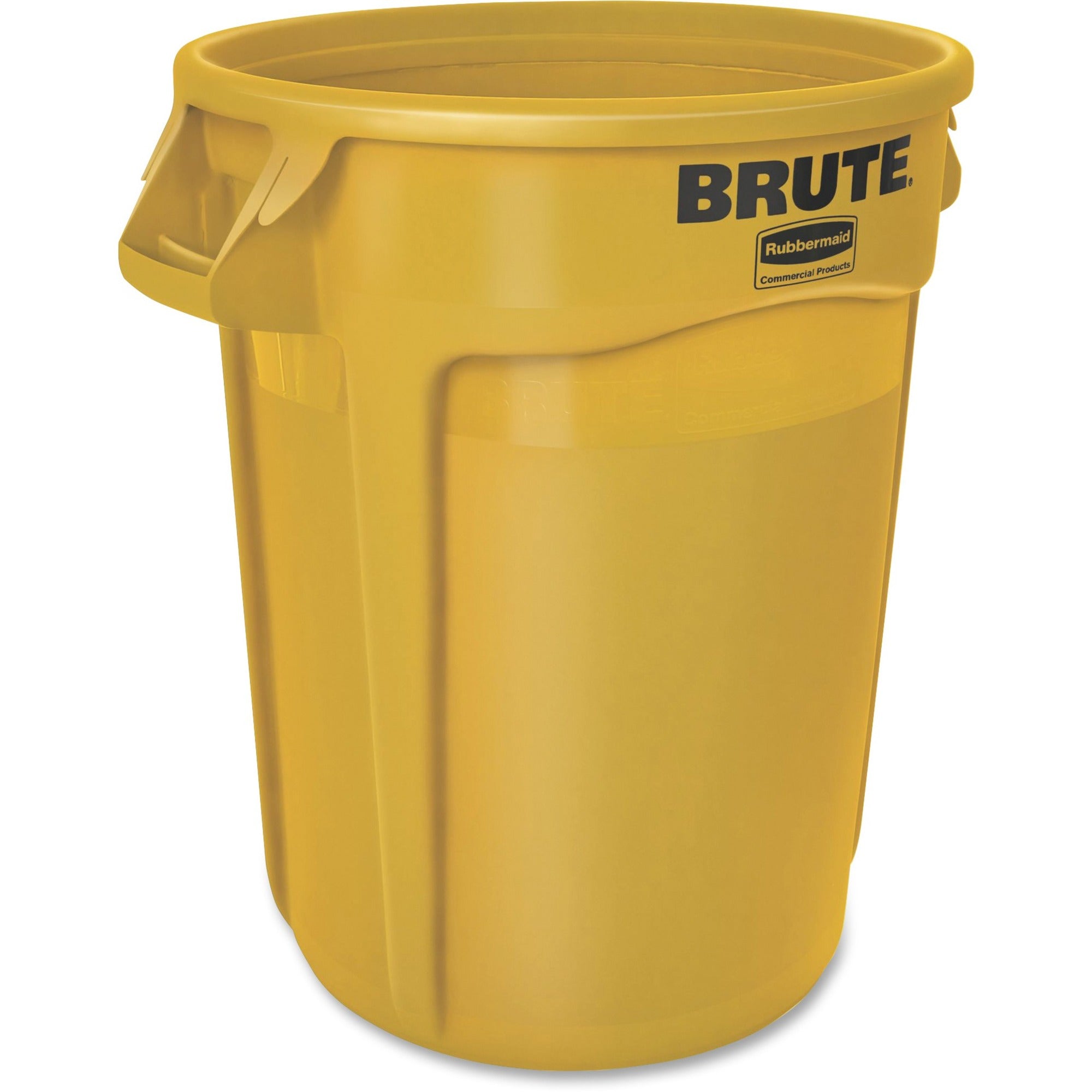 rubbermaid-commercial-brute-32-gallon-vented-containers-32-gal-capacity-round-reinforced-heavy-duty-handle-tear-resistant-reinforced-273-height-x-219-diameter-plastic-yellow-6-carton_rcp263200yelct - 1