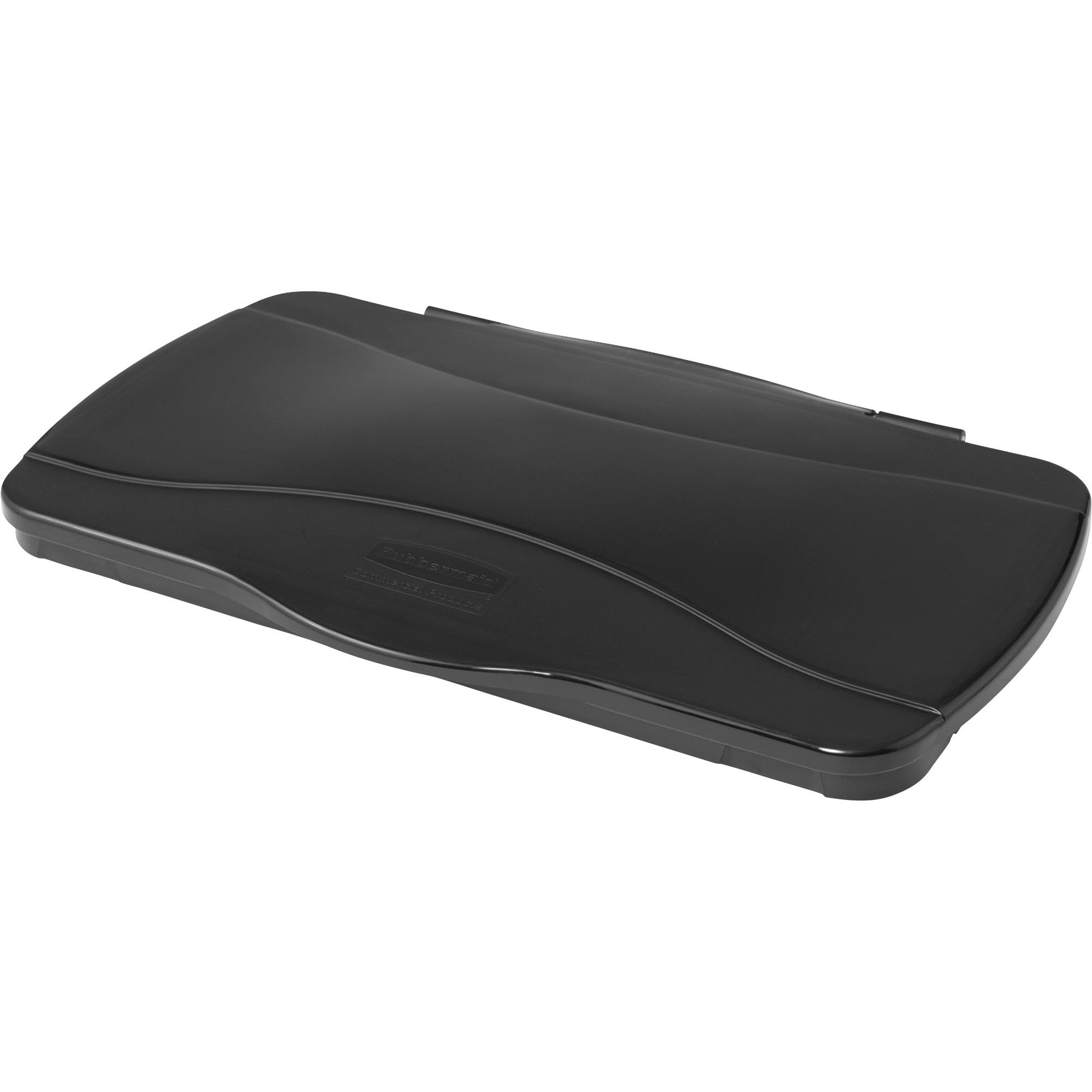 rubbermaid-commercial-slim-jim-hinged-waste-container-lids-rectangular-4-carton-black_rcp267400bkct - 1