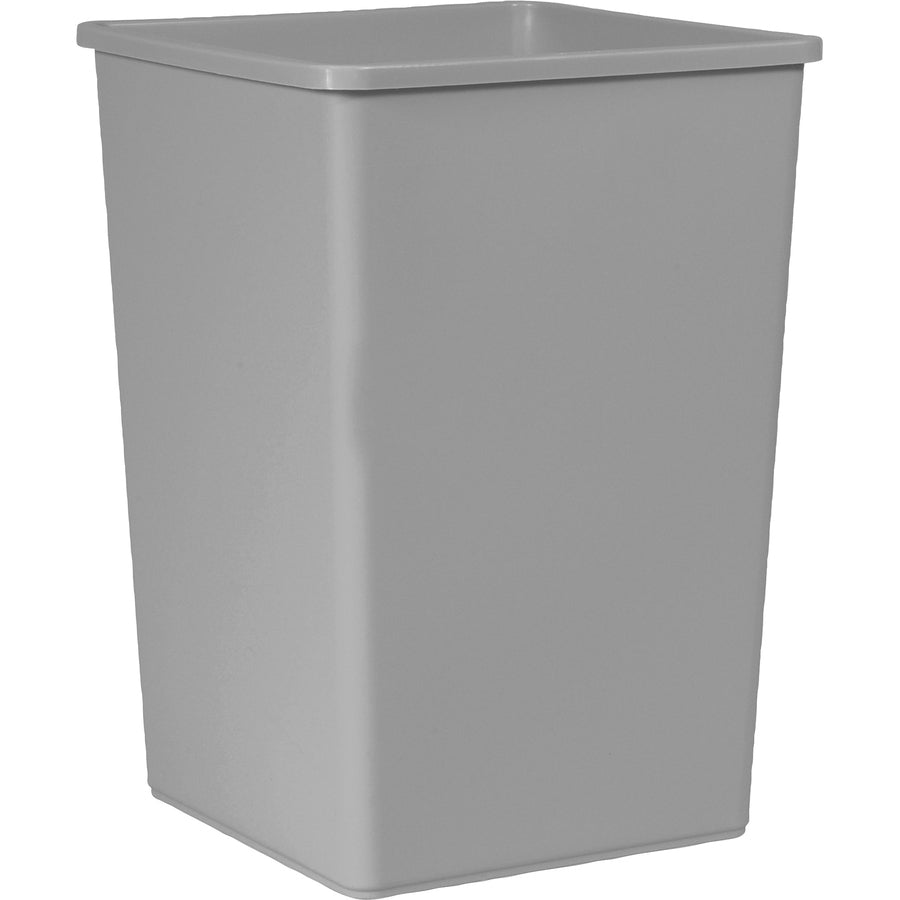rubbermaid-commercial-untouchable-35-gallon-container-35-gal-capacity-square-crack-resistant-durable-276-height-x-195-width-linear-low-density-polyethylene-lldpe-gray-4-carton_rcp3958gyct - 2