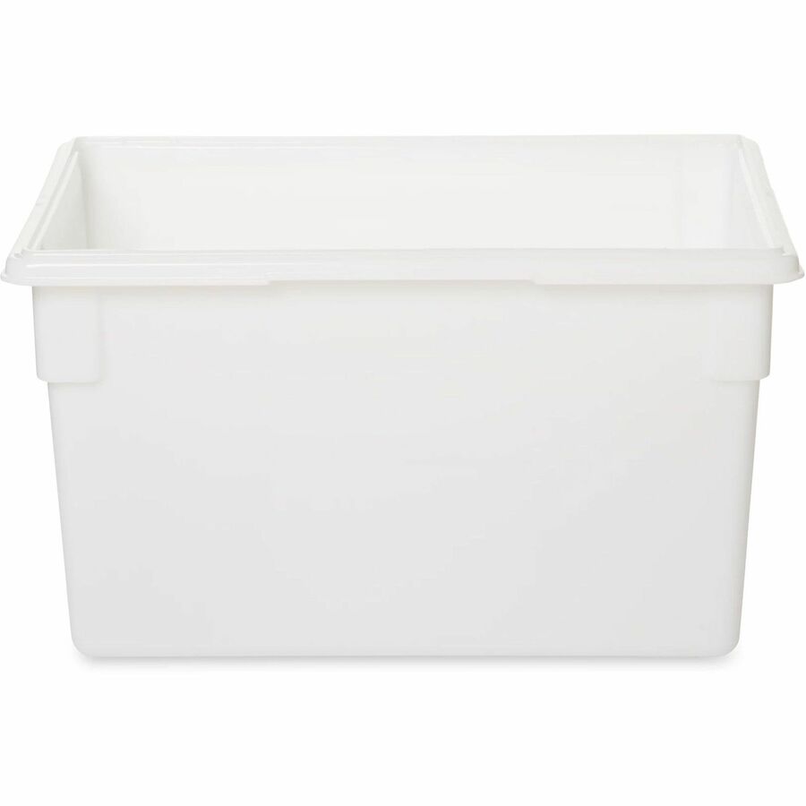 Rubbermaid Commercial 21.5-Gallon Food/Tote Boxes - Transporting, Storing - Dishwasher Safe - Clear - Plastic, Polycarbonate Body - 6 / Carton
