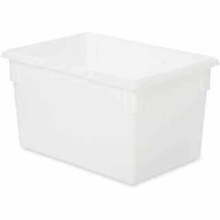 Rubbermaid Commercial 21.5-Gallon Food/Tote Boxes - Transporting, Storing - Dishwasher Safe - Clear - Plastic, Polycarbonate Body - 6 / Carton