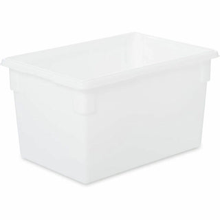 Rubbermaid Commercial 21.5-Gallon Food/Tote Boxes - Transporting, Storing - Dishwasher Safe - Clear - Plastic, Polycarbonate Body - 6 / Carton