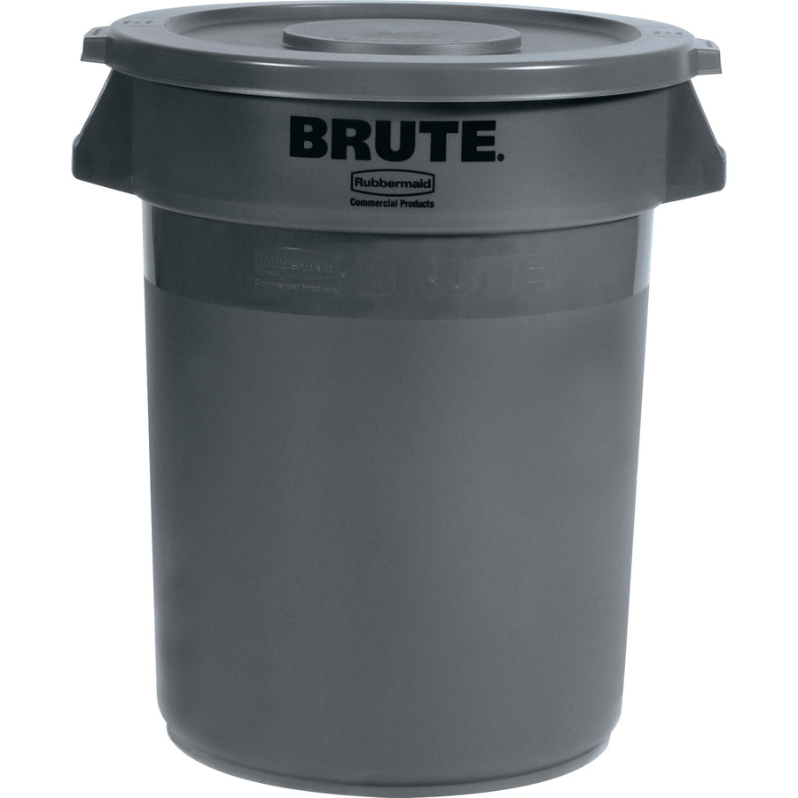 rubbermaid-commercial-brute-32-gallon-container-flat-lids-round-plastic-6-carton-gray_rcp263100gyct - 2