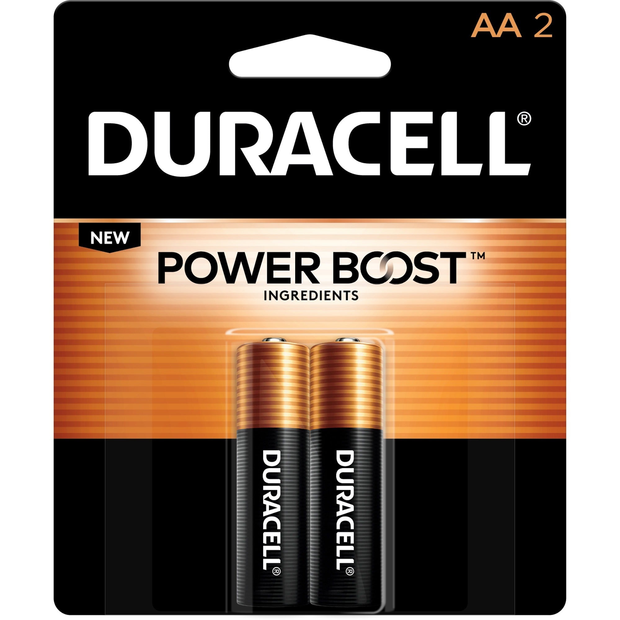 Duracell Coppertop Alkaline AA Battery 2-Packs - For Multipurpose - AA - 1.5 V DC - 112 / Carton