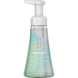 Method Foaming Hand Wash - Coconut Water ScentFor - 10 fl oz (295.7 mL) - Pump Bottle Dispenser - Hand - Clear - 6 / Carton