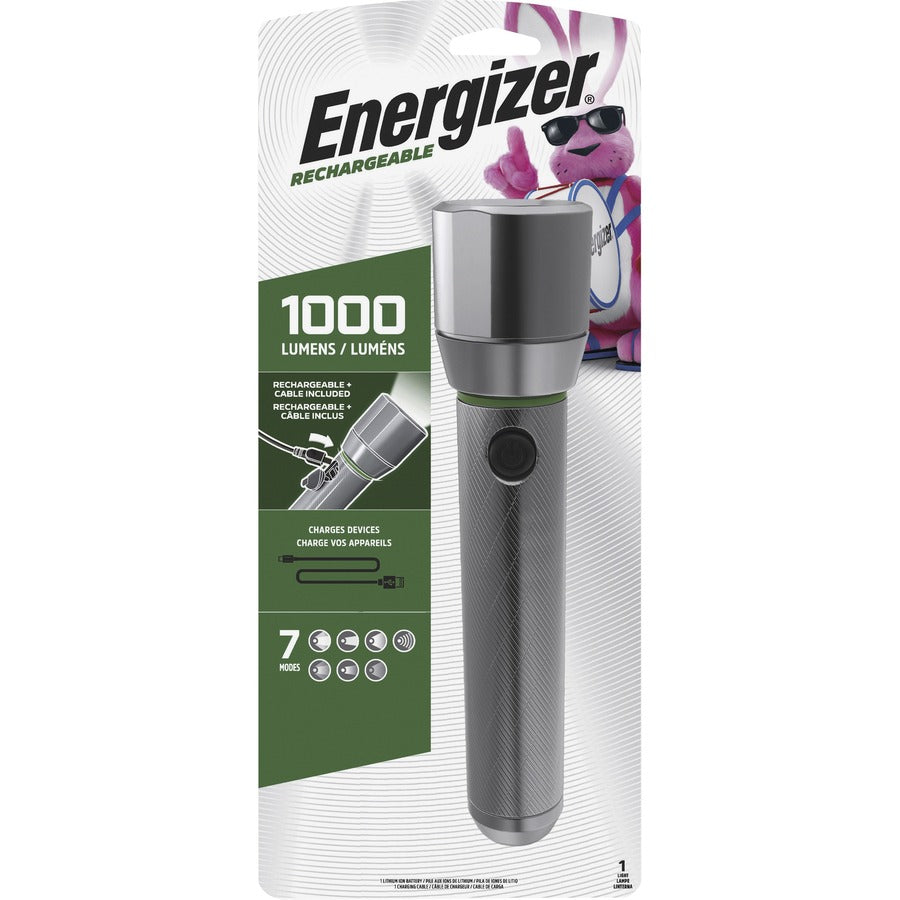 eveready-vision-hd-rechargeable-led-flashlight-led-1000-lm-lumen-battery-rechargeable-battery-usb-aluminum-alloy-drop-resistant-impact-resistant-water-resistant-aluminum_eveenpmhrl7ct - 5