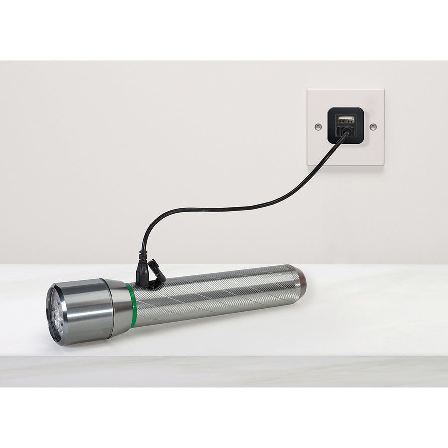 eveready-vision-hd-rechargeable-led-flashlight-led-1000-lm-lumen-battery-rechargeable-battery-usb-aluminum-alloy-drop-resistant-impact-resistant-water-resistant-aluminum_eveenpmhrl7ct - 2