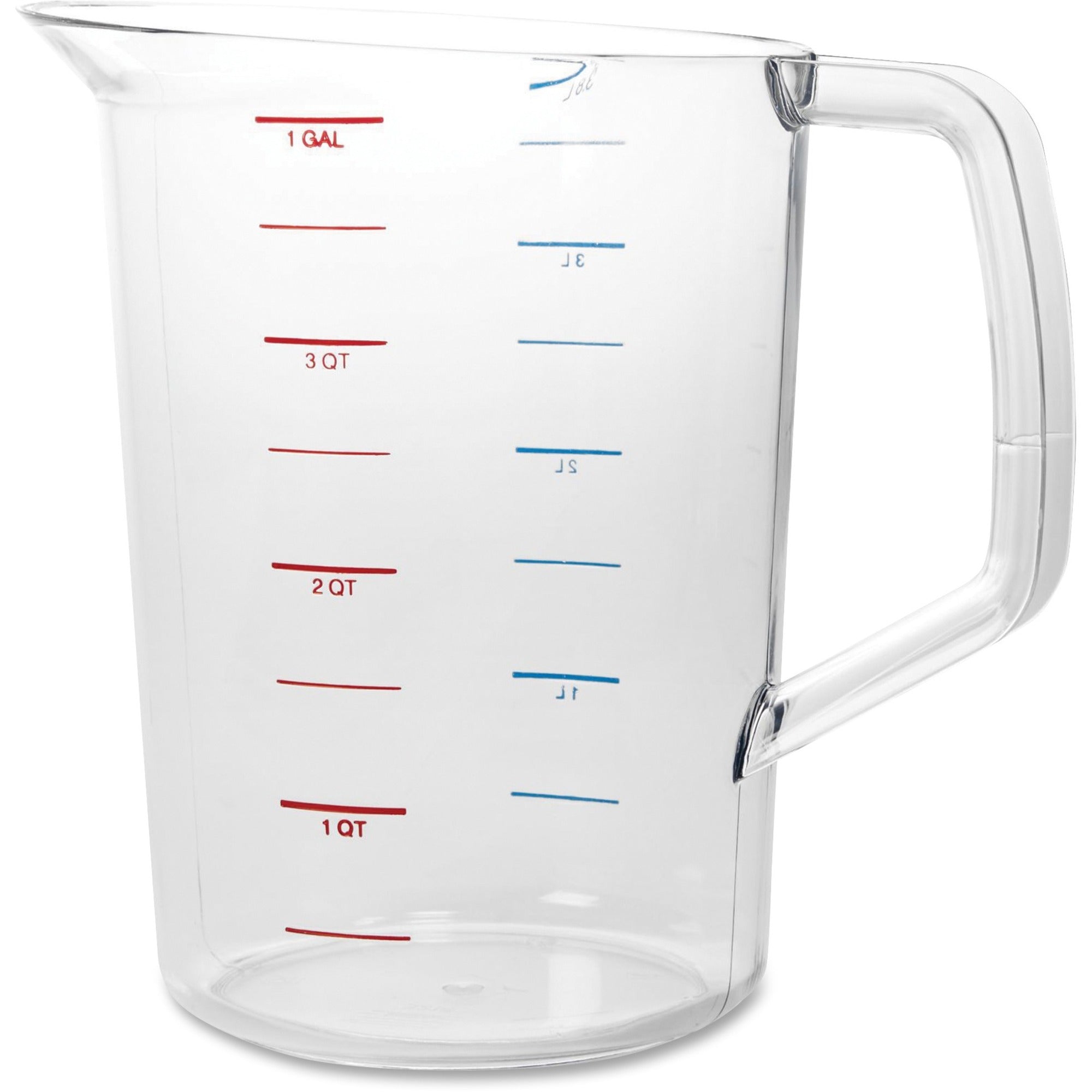 rubbermaid-commercial-bouncer-4-quart-measuring-cup-6-carton-clear-polycarbonate-measuring_rcp3218clect - 1