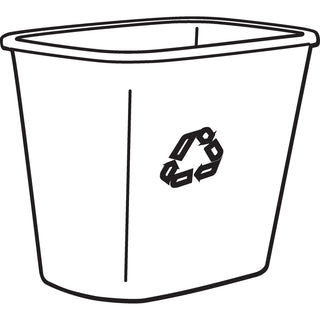rubbermaid-commercial-13-qt-standard-deskside-recycling-wastebaskets-325-gal-capacity-rectangular-compact-durable-121-height-x-83-width-x-114-depth-resin-blue-12-carton_rcp295573bect - 3