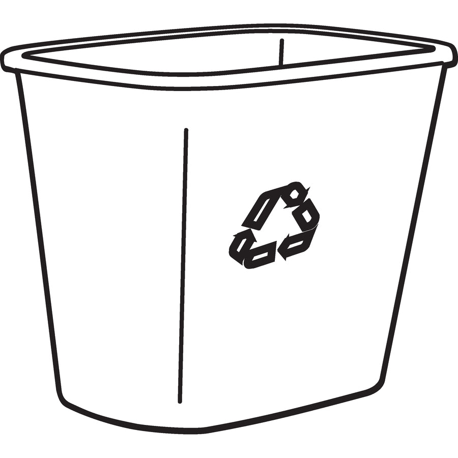 rubbermaid-commercial-13-qt-standard-deskside-recycling-wastebaskets-325-gal-capacity-rectangular-compact-durable-121-height-x-83-width-x-114-depth-resin-blue-12-carton_rcp295573bect - 3