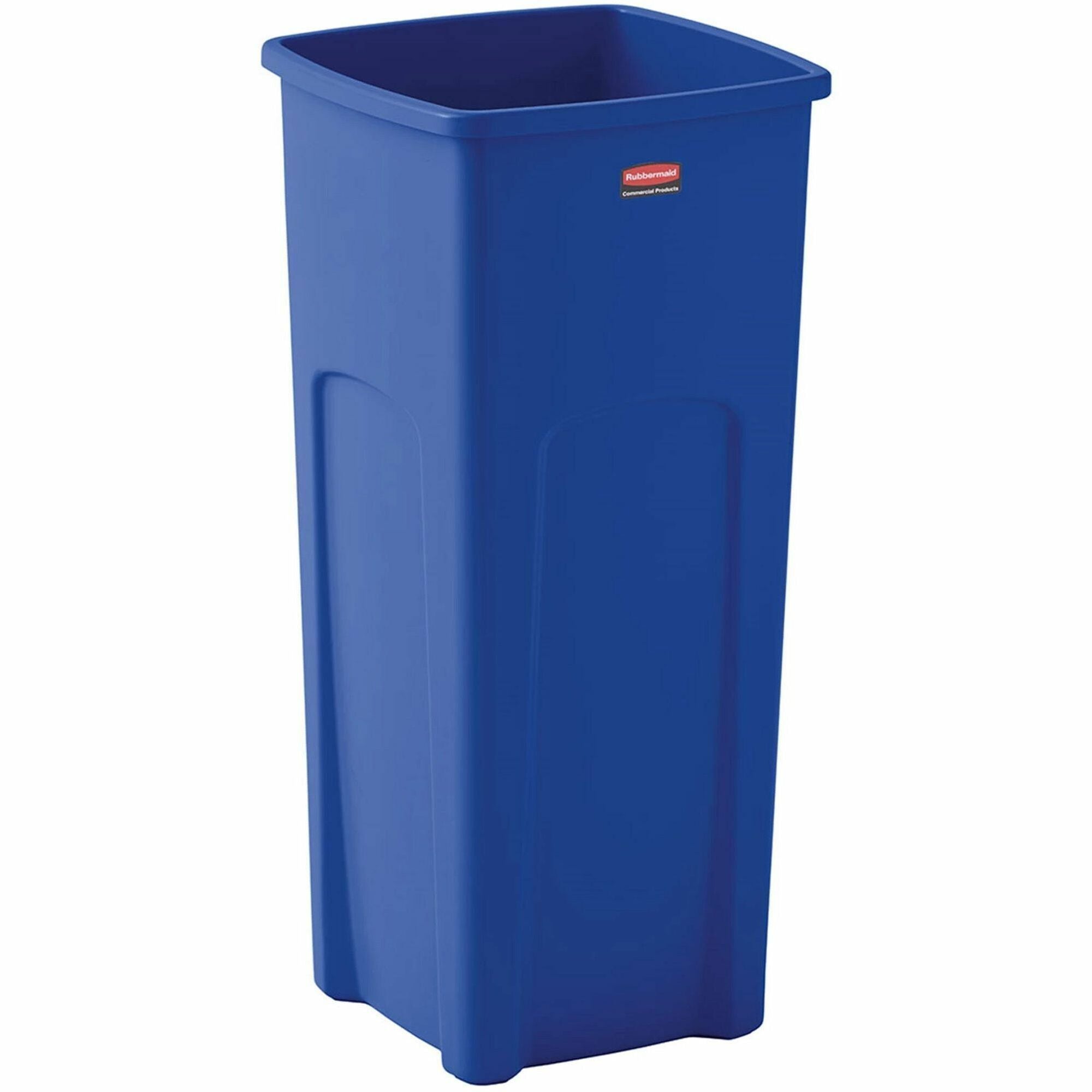 rubbermaid-commercial-untouchable-square-container-23-gal-capacity-square-329-height-x-165-width-x-155-depth-resin-blue-4-carton_rcp356973bect - 1