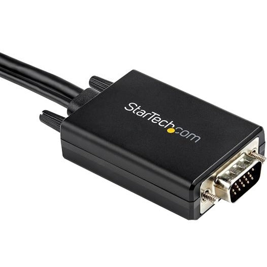 startechcom-6ft-vga-to-hdmi-converter-cable-with-usb-audio-support-1080p-analog-to-digital-video-adapter-cable-male-vga-to-male-hdmi-vga-to-hdmi-converter-cable-to-connect-any-vga-device-to-any-hdmi-display-integrated-analog-to-digital-video_stcvga2hdmm6 - 2