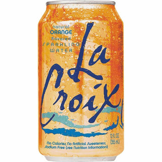 LaCroix Flavored Sparkling Water - Orange Flavor - 12 fl oz (355 mL) - 24 / Carton