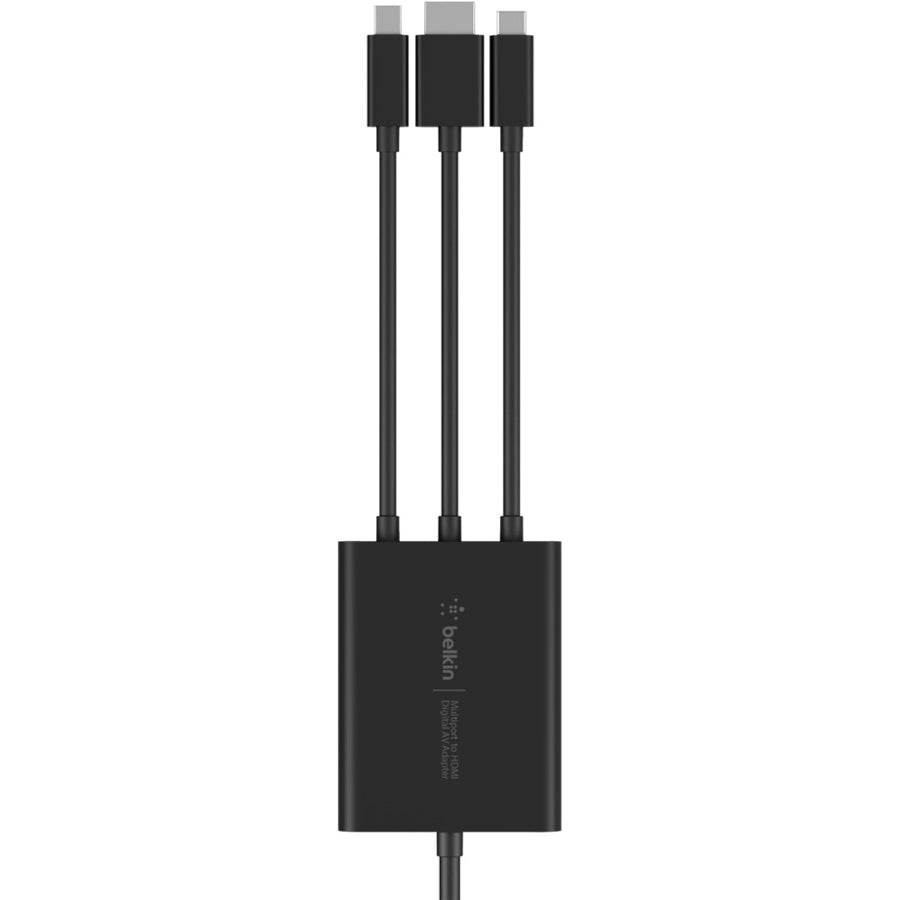 Belkin CONNECT Digital Multiport to HDMI AV Adapter - for Notebook/Tablet PC - USB Type A - USB Type-C - HDMI - Mini DisplayPort - Thunderbolt - Wired - 4