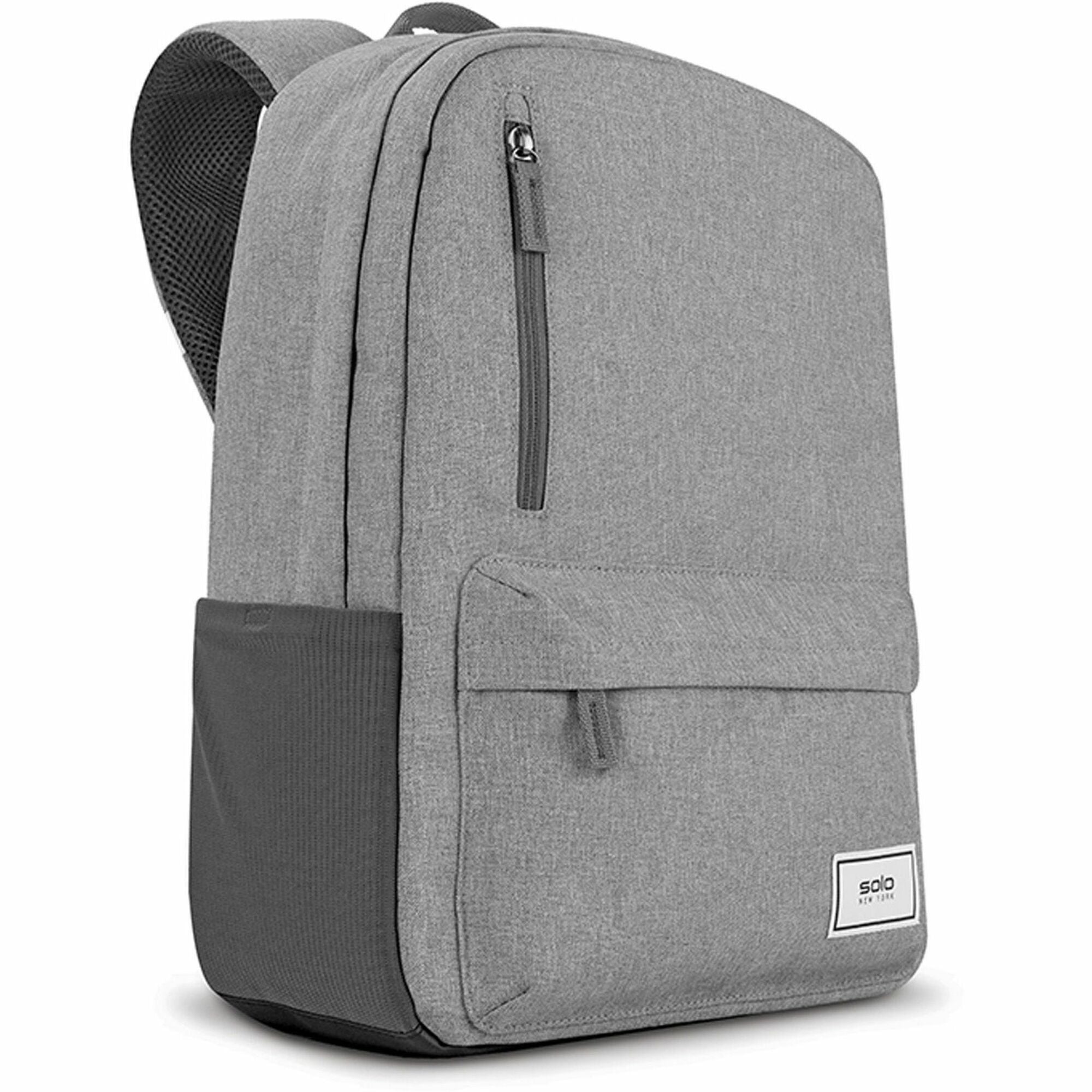 solo-recover-carrying-case-backpack-for-156-notebook-gray-bump-resistant-damage-resistant-shoulder-strap-luggage-strap-handle-148-height-x-113-width-x-7-depth-1-each_uslubn76110 - 1