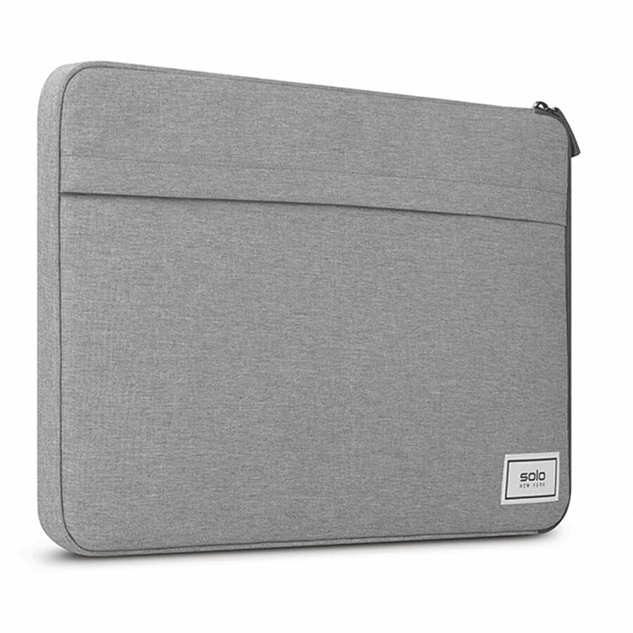 Solo Focus Carrying Case (Sleeve) for 15.6" Notebook - Gray - Bump Resistant, Damage Resistant - 11.3" Height x 16.3" Width x 1" Depth - 1 Each