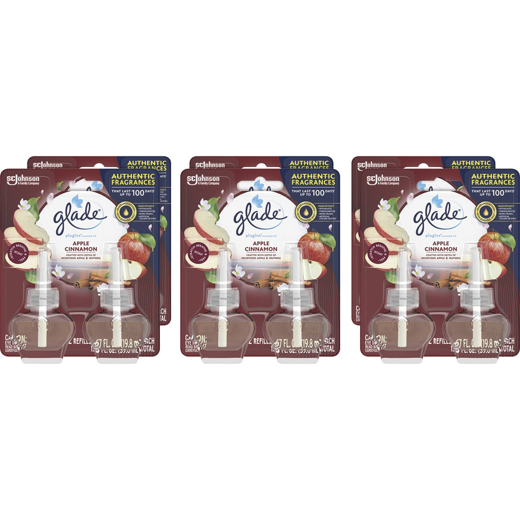 glade-plugins-apple-cinnamon-oil-refill-oil-13-fl-oz-0-quart-apple-cinnamon-30-day-12-carton-long-lasting_sjn315104ct - 1