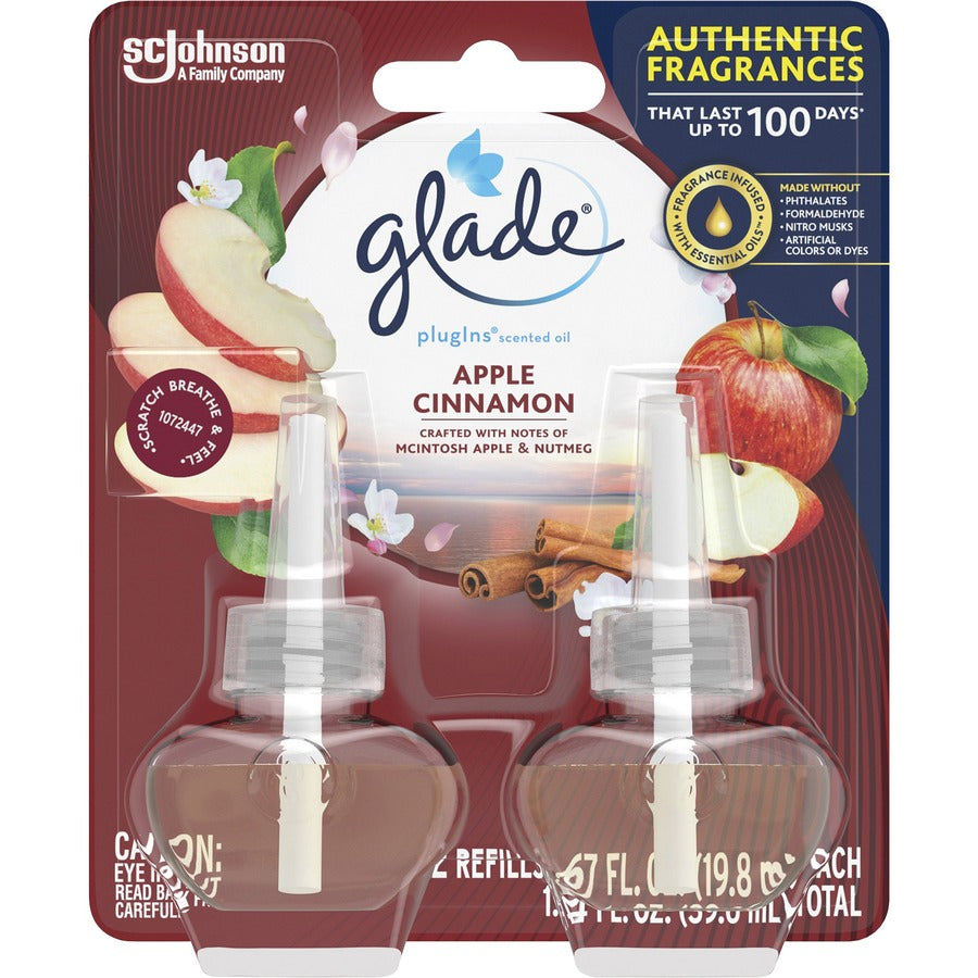 glade-plugins-apple-cinnamon-oil-refill-oil-13-fl-oz-0-quart-apple-cinnamon-30-day-12-carton-long-lasting_sjn315104ct - 2