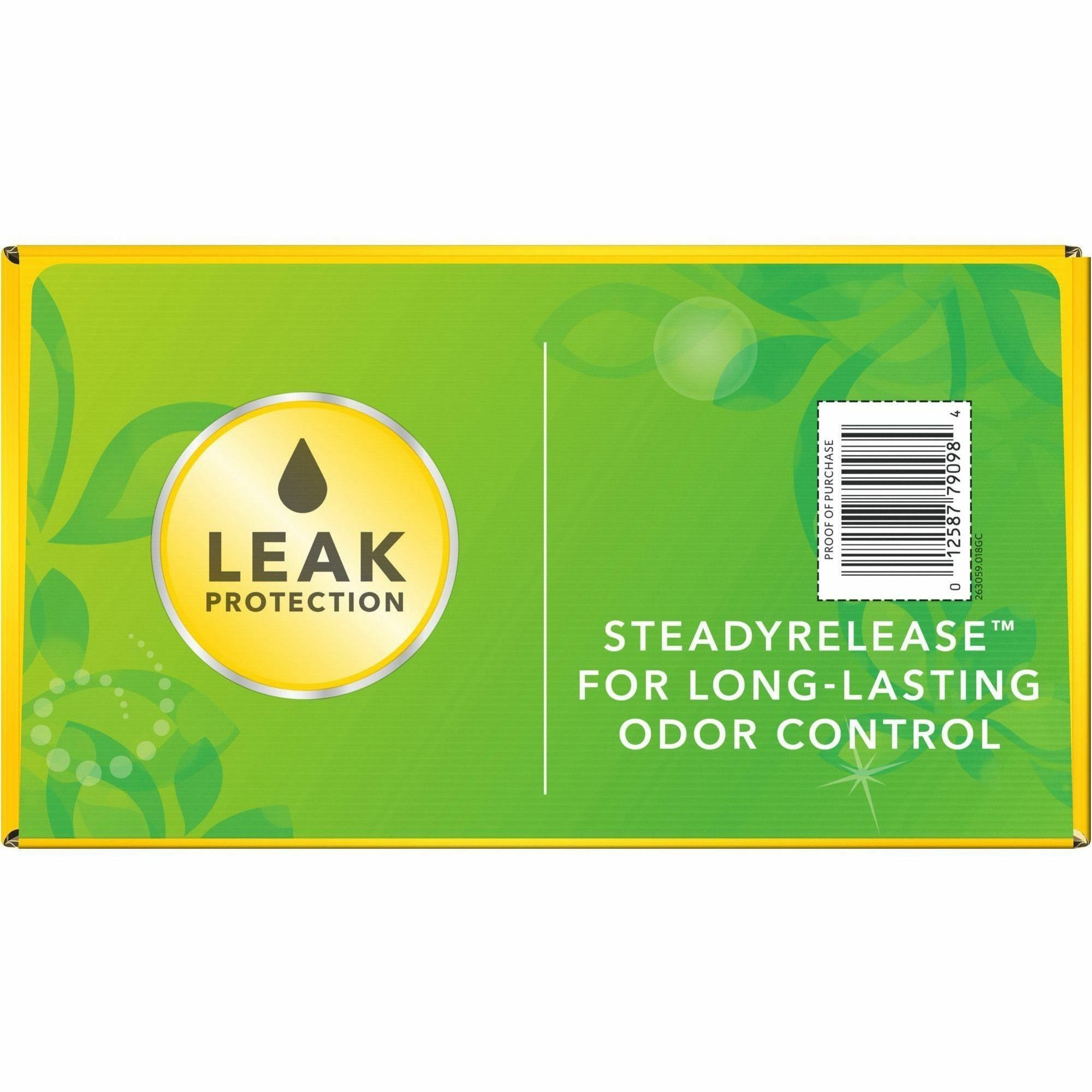 Glad ForceFlex Tall Kitchen Drawstring Trash Bags - Gain Original with Febreze Freshness - 13 gal Capacity - 25.38 ft Width x 33.75 ft Length - 0.72 mil (18 Micron) Thickness - Drawstring Closure - White - 110/Box - Home, Office, Kitchen, Breakroom - 7