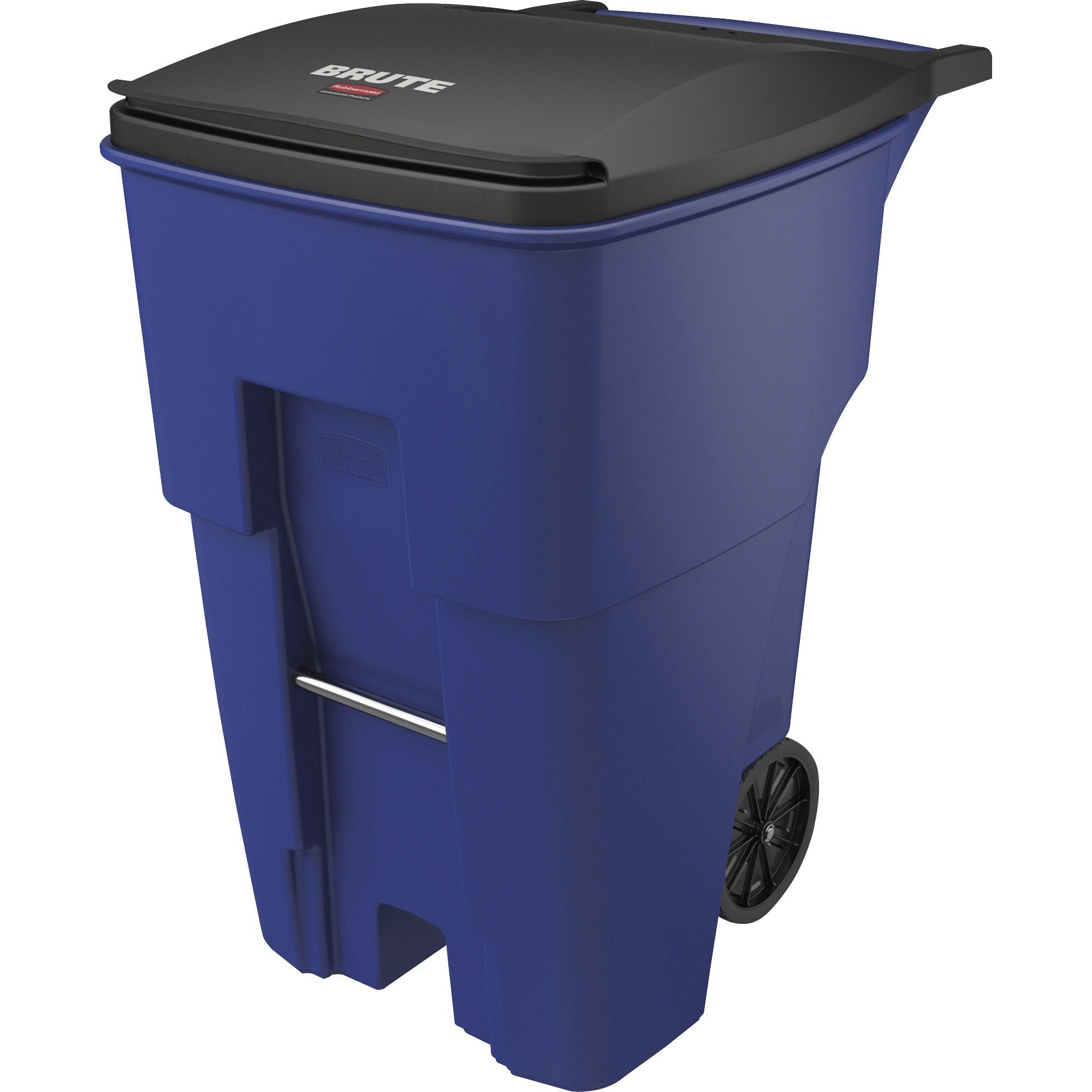 rubbermaid-commercial-brute-95-gallon-rollout-container-rollout-lid-95-gal-capacity-mobility-heavy-duty-wheels-reinforced-smooth-ergonomic-handle-uv-resistant-46-height-x-372-width-x-286-depth-blue-1-each_rcp9w2273blu - 1