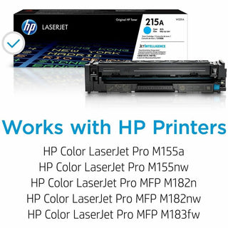 HP 215A Original Standard Yield Laser Toner Cartridge - Single Pack - Cyan - 1 Each - 850 Pages