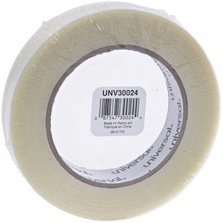 120# Utility Grade Filament Tape, 3" Core, 24 mm x 54.8 m, Clear