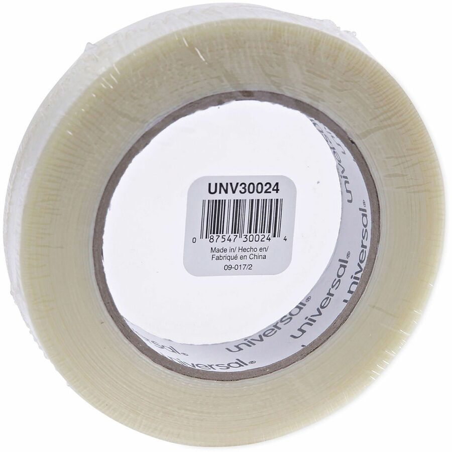120# Utility Grade Filament Tape, 3" Core, 24 mm x 54.8 m, Clear