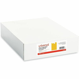 Peel Seal Strip Catalog Envelope, #13 1/2, Square Flap, Self-Adhesive Closure, 10 x 13, Natural Kraft, 100/Box