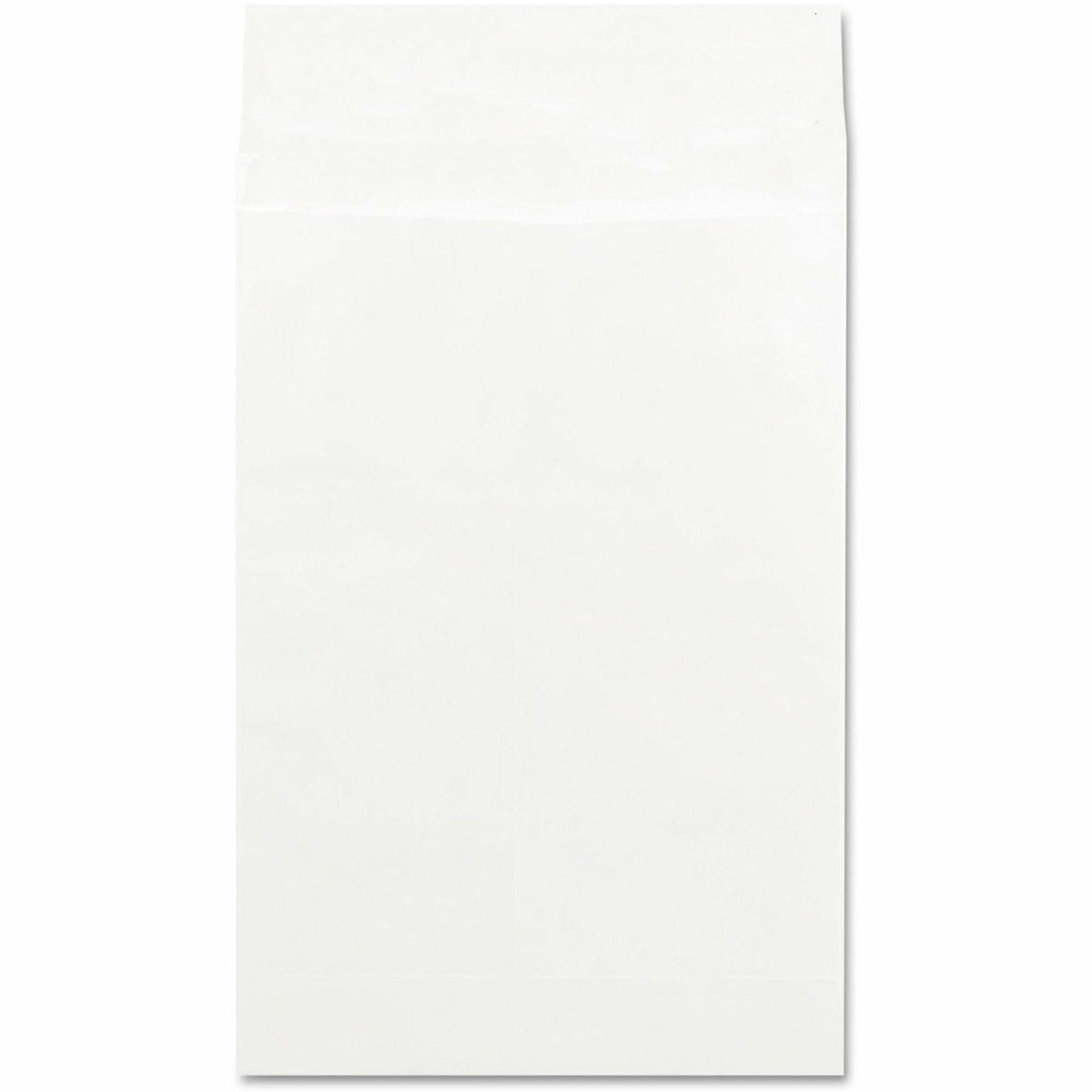 Deluxe Tyvek Expansion Envelopes, Open-End, 2" Capacity, #15 1/2, Square Flap, Self-Adhesive Closure, 12 x 16, White, 100/Box