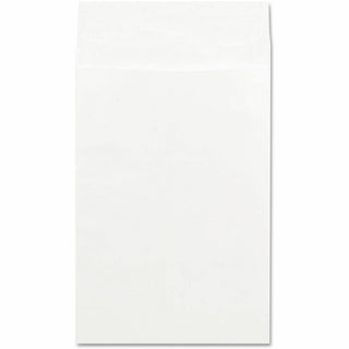 Deluxe Tyvek Expansion Envelopes, Open-End, 2" Capacity, #15 1/2, Square Flap, Self-Adhesive Closure, 12 x 16, White, 100/Box