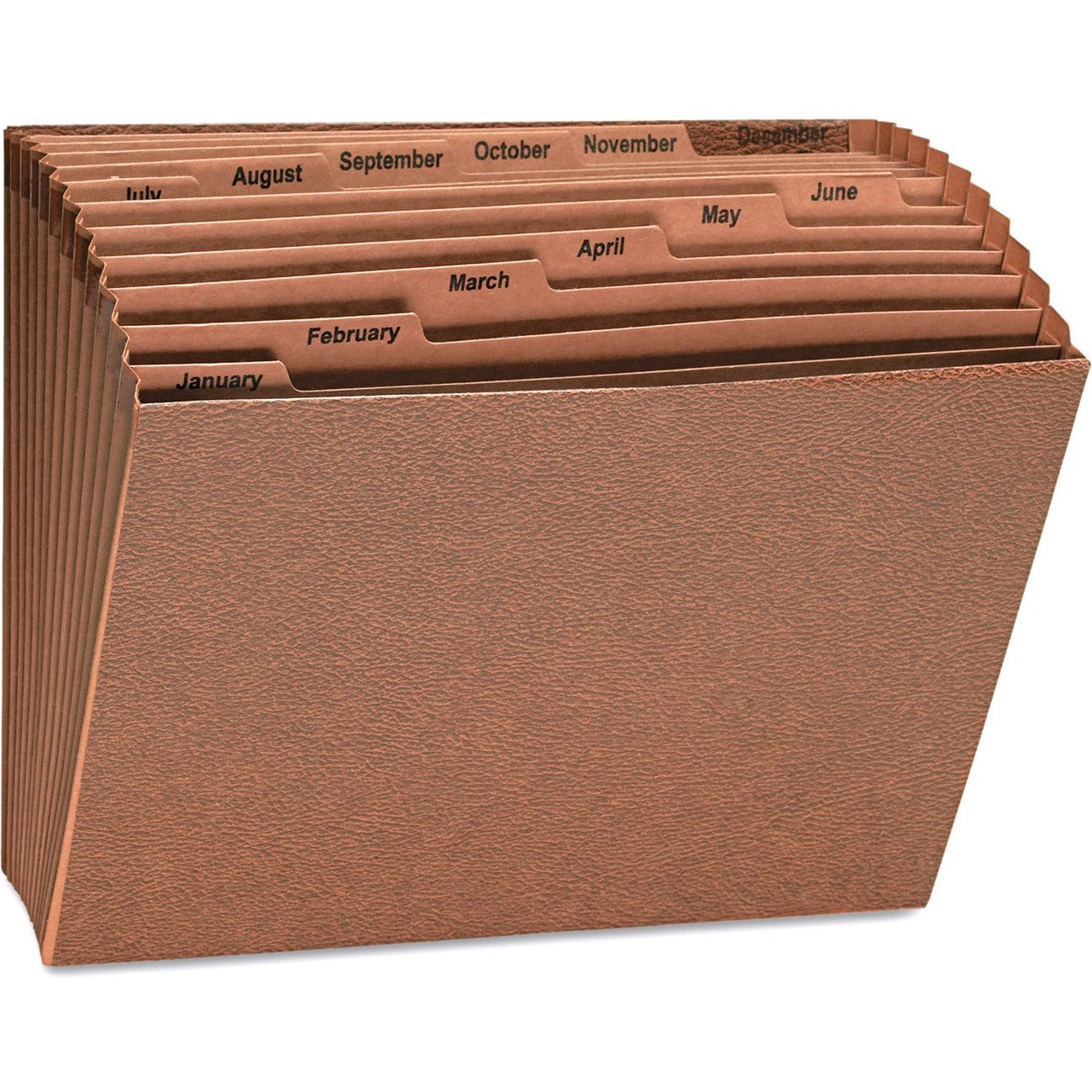 Expanding Files, 12 Sections, 1/12-Cut Tabs, Letter Size, Redrope