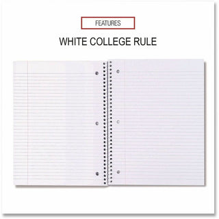 Deluxe Sugarcane Based Notebooks, Coated Bagasse Cover, 1-Subject, Medium/College Rule, Black Cover, (100) 11 x 8.5 Sheets