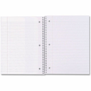 Deluxe Sugarcane Based Notebooks, Coated Bagasse Cover, 1-Subject, Medium/College Rule, Black Cover, (100) 11 x 8.5 Sheets