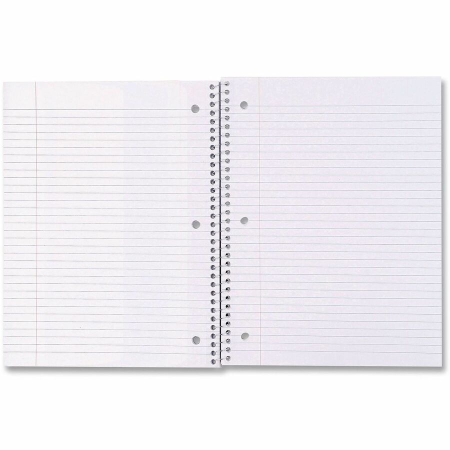 Deluxe Sugarcane Based Notebooks, Coated Bagasse Cover, 1-Subject, Medium/College Rule, Black Cover, (100) 11 x 8.5 Sheets