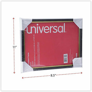 All Purpose Document Frame, 8.5 x 11 Insert, Black/Gold, 3/Pack
