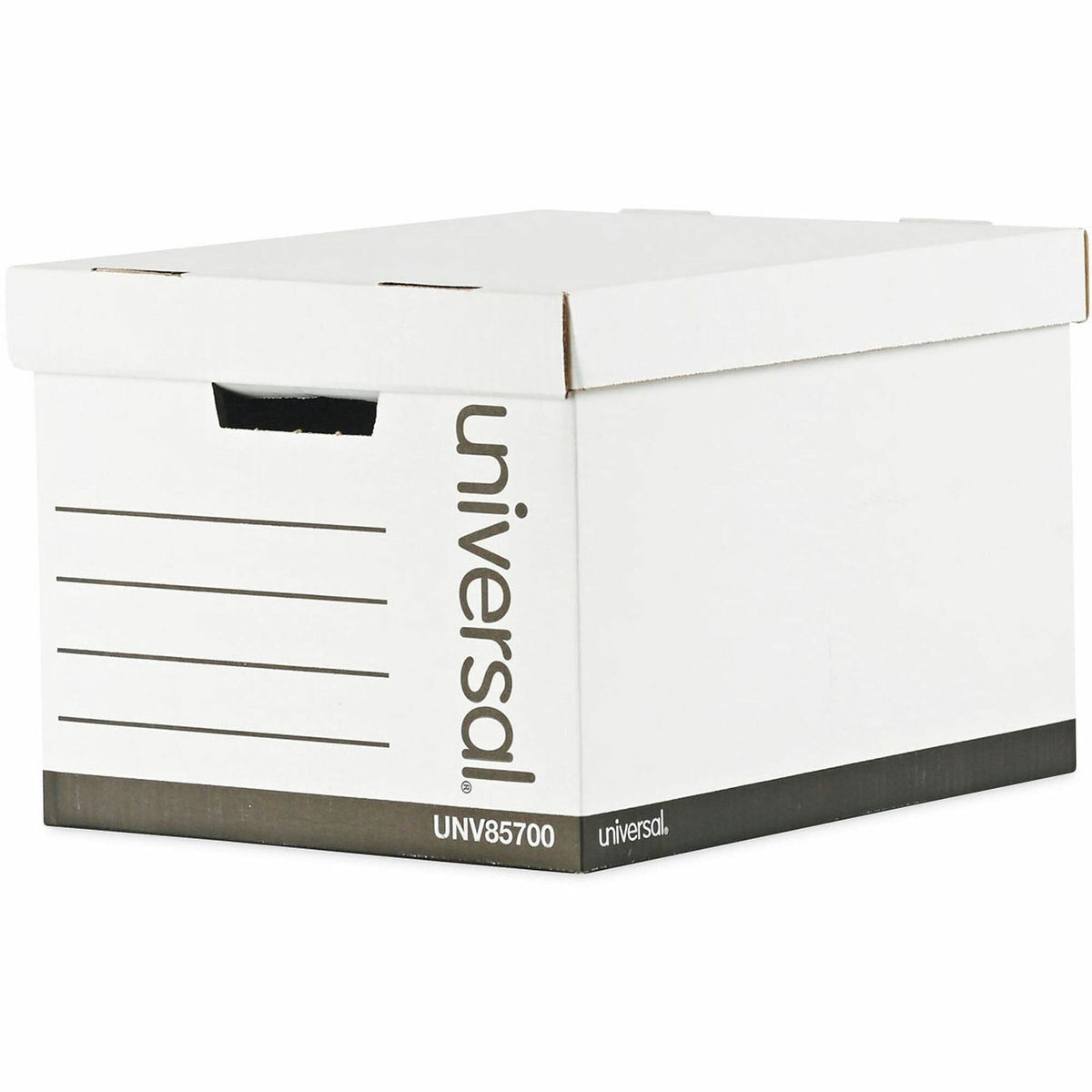 Medium-Duty Lift-Off Lid Boxes, Letter/Legal Files, 12" x 15" x 10", White, 12/Carton