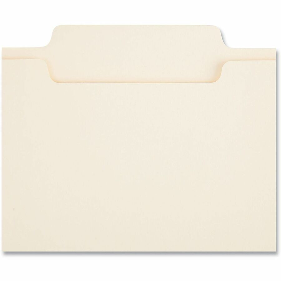 Reinforced Top Tab Fastener Folders, 0.75" Expansion, 2 Fasteners, Legal Size, Manila Exterior, 50/Box