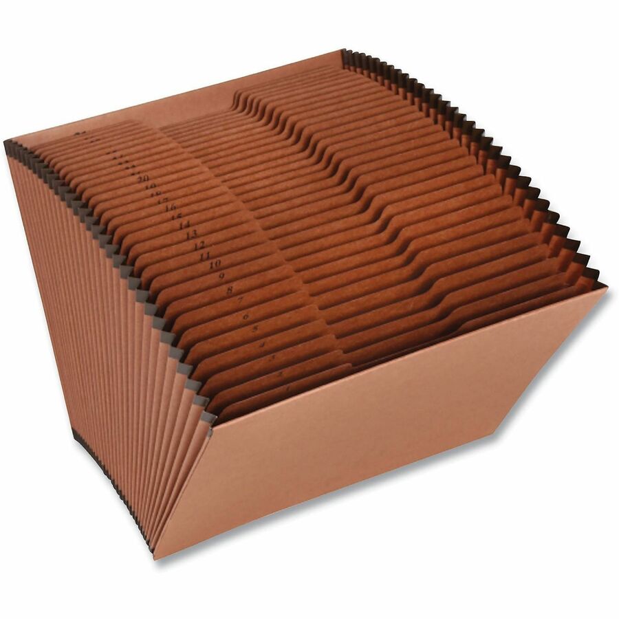 Expanding Files, 31 Sections, 1/31-Cut Tabs, Letter Size, Redrope