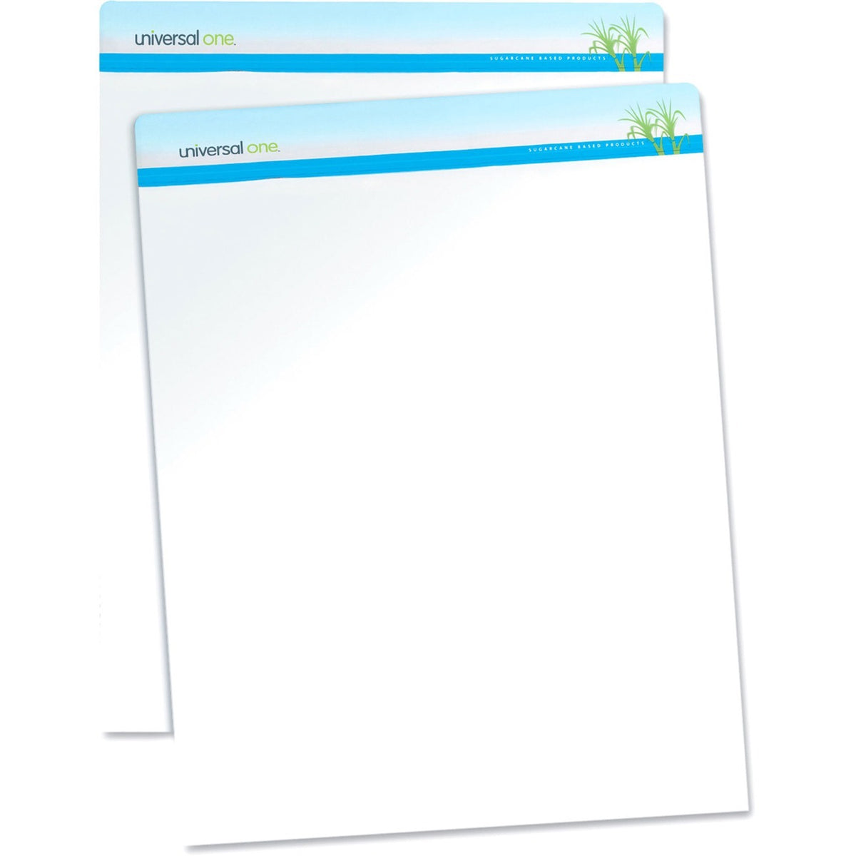Renewable Resource Sugarcane Based Easel Pads, Unruled, 27 x 34, White, 50 Sheets, 2/Carton