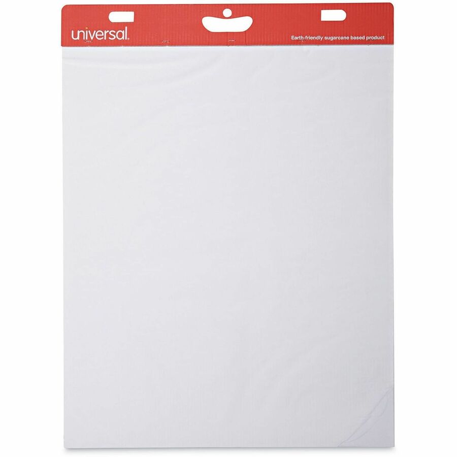 Renewable Resource Sugarcane Based Easel Pads, Unruled, 27 x 34, White, 50 Sheets, 2/Carton