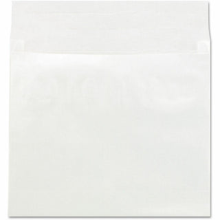 Deluxe Tyvek Expansion Envelopes, Open-Side, 4" Capacity, #15 1/2, Square Flap, Self-Adhesive Closure, 12 x 16, White, 50/CT