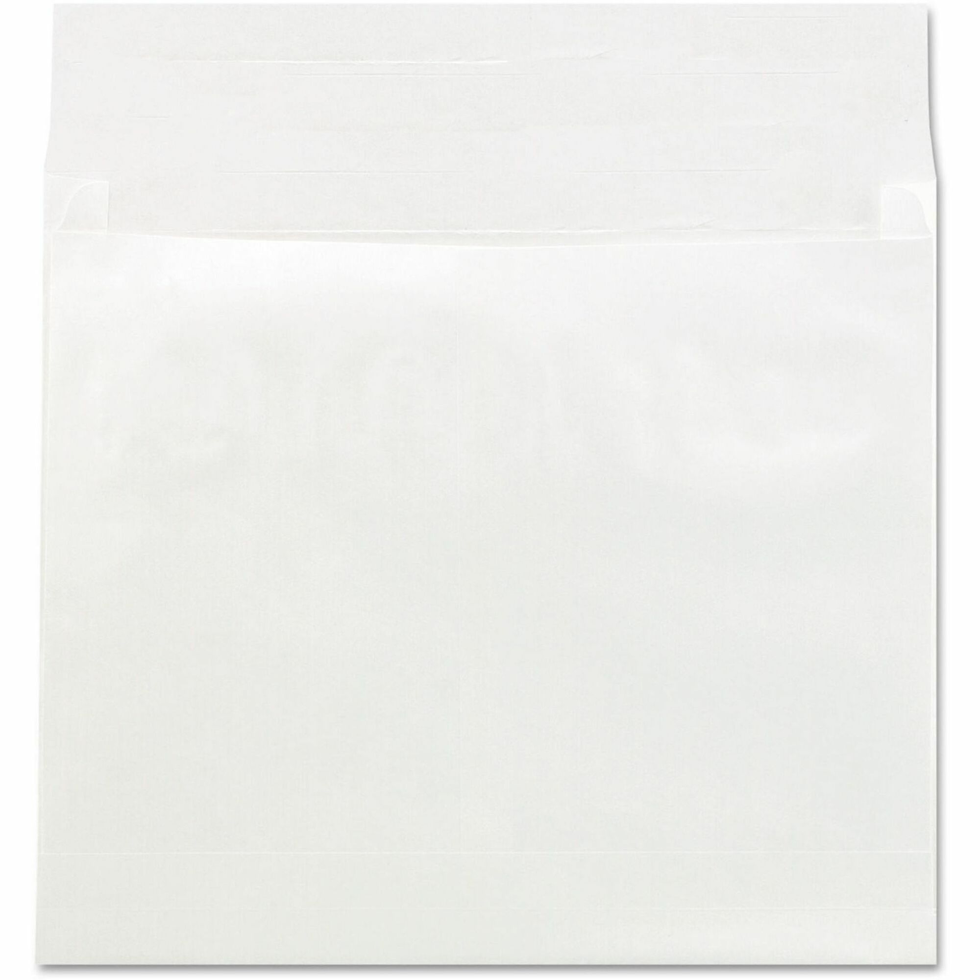 Deluxe Tyvek Expansion Envelopes, Open-Side, 4" Capacity, #15 1/2, Square Flap, Self-Adhesive Closure, 12 x 16, White, 50/CT