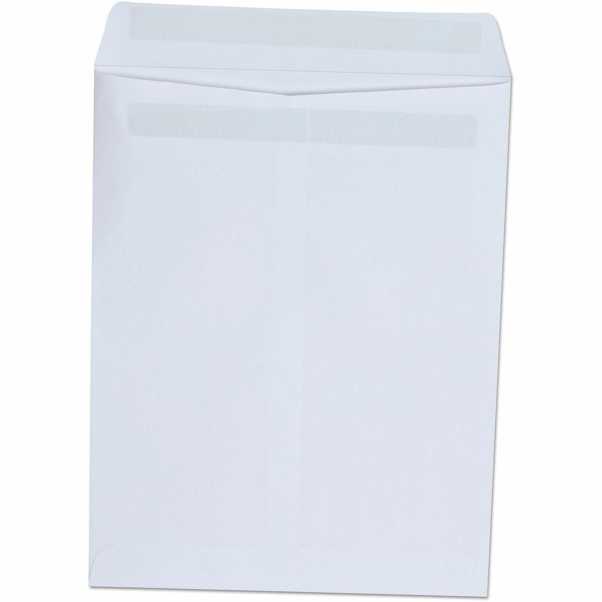 Self-Stick Open End Catalog Envelope, #10 1/2, Square Flap, Self-Adhesive Closure, 9 x 12, White, 100/Box