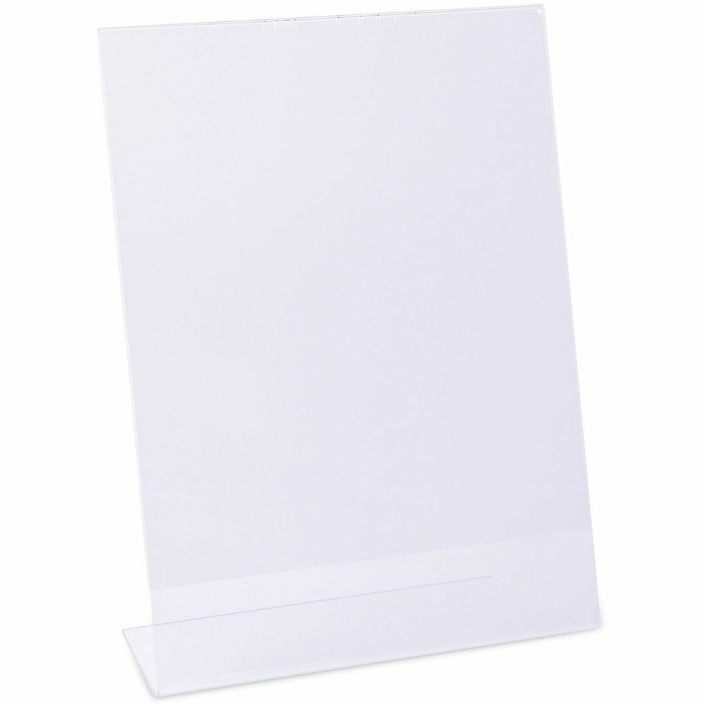 Clear L-Style Freestanding Frame, 8.5 x 11 Insert, 3/Pack